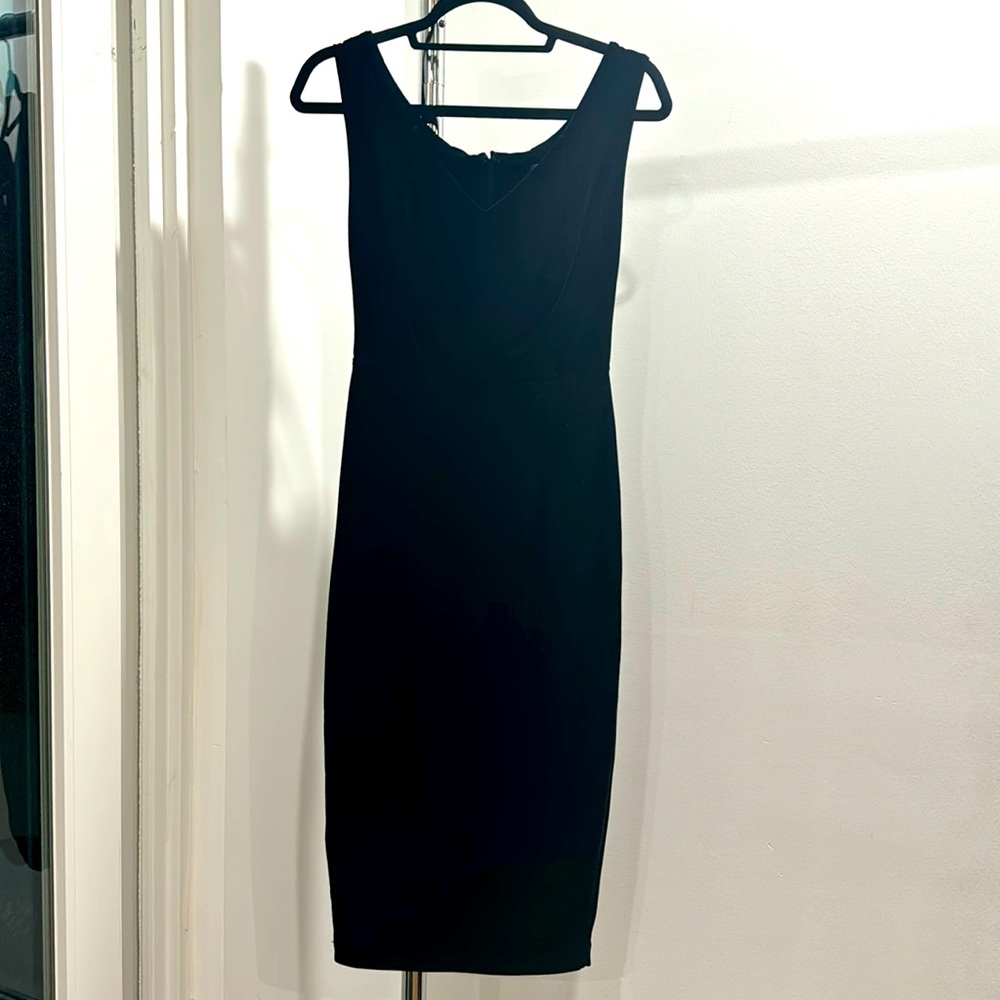 Collectif Vintage London XS // UK 8 BLK velvet 1950s vintage remake dress.